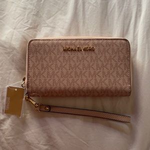 Michael Kors large flat clutch/wristlet